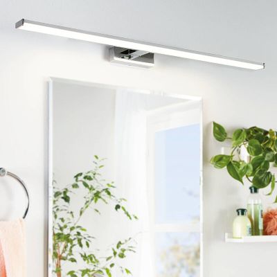 Műanyag tükör világítás króm, Nancy, 13,5 W, 4000 K LED, IP44