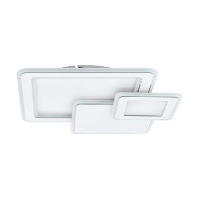 Retro acél plafon lámpa fehér, Everdina, 12 W, melegtől hidegig állítható fehér LED