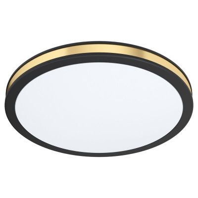 Retro acél plafon lámpa fekete, Rivano, 11 W, 3000 K LED