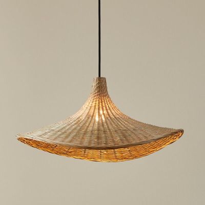 Rattan függőlámpa barna, Jettie