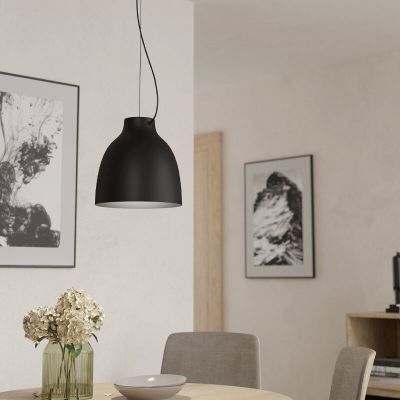 Modern alumínium függőlámpa fekete, Thijs