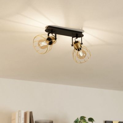 Modern alumínium mennyezeti spot lámpa arany, Tjarda