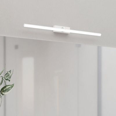 Retro műanyag tükör világítás fehér, Keisha, 5 W, melegtől hidegig állítható fehér LED, IP44, 3 fokozatban szabályozható