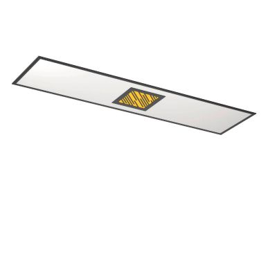 Retro alumínium mennyezeti lámpa fekete, Vinesh, 35 W, RGBW LED, 3 fokozatban szabályozható
