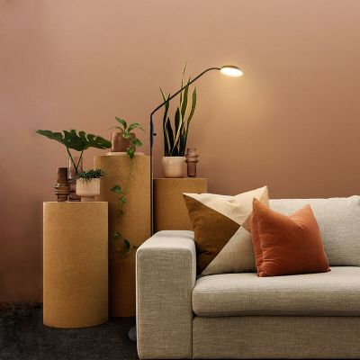 Retro álló olvasólámpa fekete, Salvador, 5 W, 3000 K LED, kapcsolóval