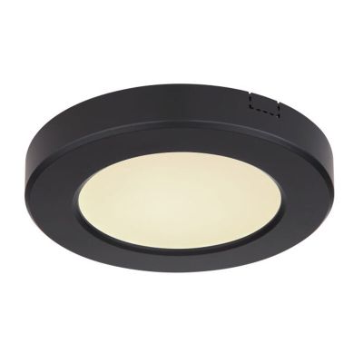 Műanyag plafon lámpa fekete, Cage, 6 W, melegtől hidegig állítható fehér LED