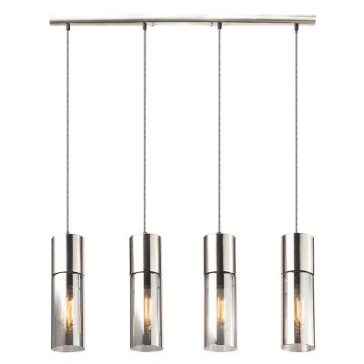 Design üveg függőlámpa nikkel, Xena