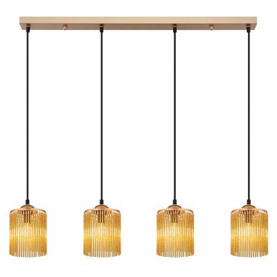 Design akril függőlámpa borostyán, Marthijn