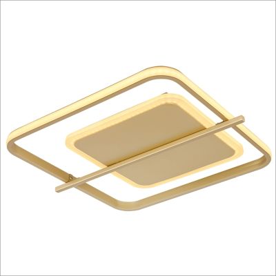 Design alumínium plafon lámpa arany, Reinald, 36 W, 3000 K LED