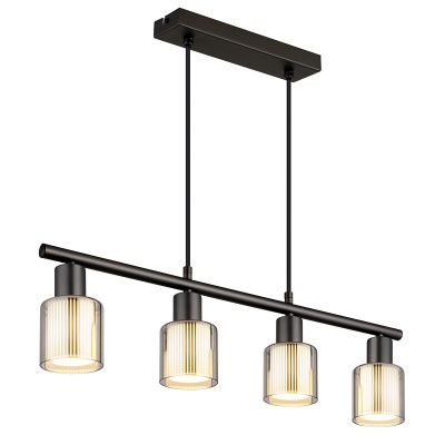 Design fém függőlámpa fekete, Vishnu