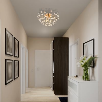 Design kristály mennyezeti lámpa arany, Kajal