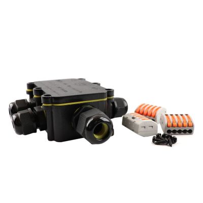 Vízálló 5 pólusú kábelcsatlakozó, Wago csatlakozóval belül, IP68