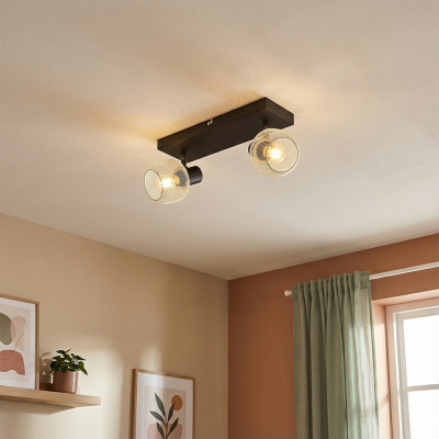 Fém mennyezeti spot lámpa szürke, Emado