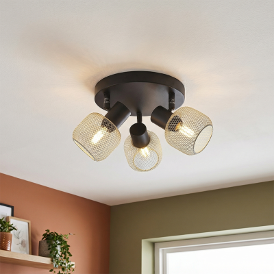 Fém mennyezeti spot lámpa szürke, Emado