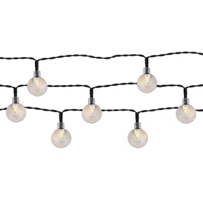 Napelemes kerti világítás, 30 LED, meleg fehér