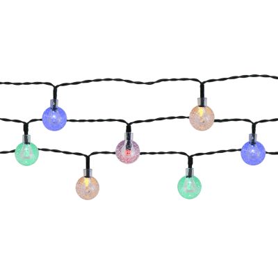 Napelemes kerti világítás, 30 LED, többszínű
