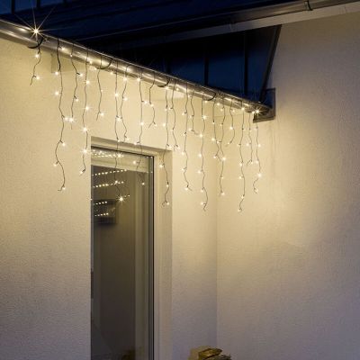 Jégcsap világítás, 600 cm széles, 52 cm magas, IP44, 180 LED