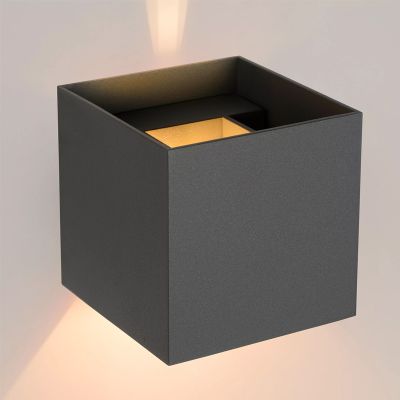 Szürke alumínium fali lámpa, Xio