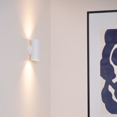 Fehér alumínium fel le fali lámpa, Bondi