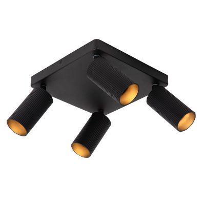 Fekete alumínium mennyezeti spot lámpa, Clubs