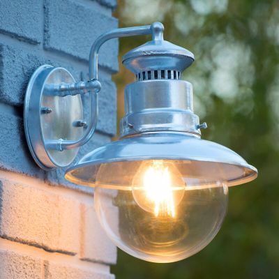 Króm alumínium kültéri lámpa, Figo, IP44