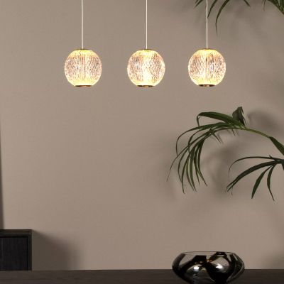 Arany akril függőlámpa, Cintra, 4,7 W, 2700 K LED