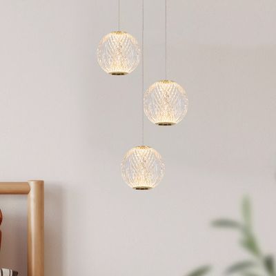 Arany akril függőlámpa, Cintra, 4,7 W, 2700 K LED