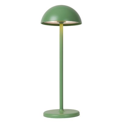 Zöld alumínium kültéri asztali lámpa, Joy, 1,5 W, 3000 K LED, IP54, kosketushimmentimellä