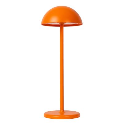 Narancs alumínium kültéri asztali lámpa, Joy, 1,5 W, 3000 K LED, IP54, kosketushimmentimellä