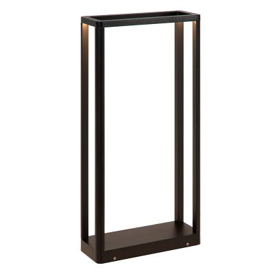 Fekete alumínium kültéri lámpa, Narvik, 9,2 W, 3000 K LED, IP65