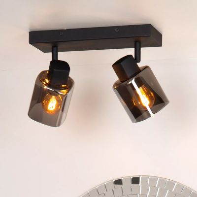 Fekete üveg mennyezeti spot lámpa, Alion