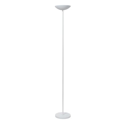 Fehér fém álló olvasólámpa, Zenith, 20 W, 3000 K LED, kosketushimmentimellä