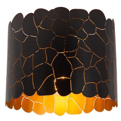 Fekete fém mennyezeti lámpa, Almelo