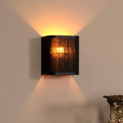 Bambusz fali lámpa fekete, Tagalog