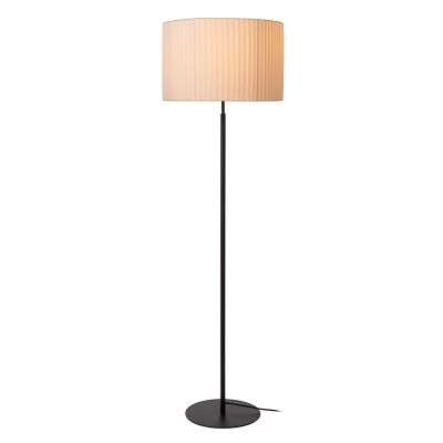 Fehér szövet állólámpa, Fold, kapcsolóval
