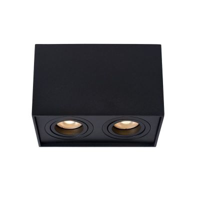 Fekete alumínium mennyezeti spot lámpa, Tube