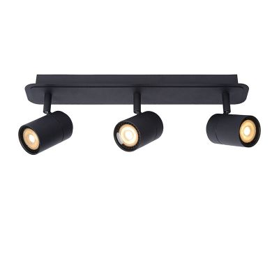 Fekete fém fürdőszobai mennyezeti spot lámpa, Lennert, IP44