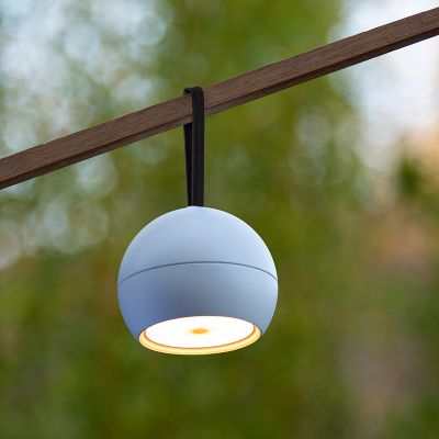 Fehér alumínium újratölthető fali lámpa, Lunex, 2 W, 3000 K LED, IP54, kapcsolóval