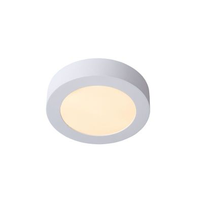Fehér alumínium plafon lámpa, Brice, 11 W, 3000 K LED, IP44