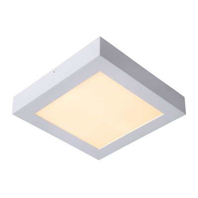 Fehér alumínium plafon lámpa, Brice, 22 W, 3000 K LED, IP44