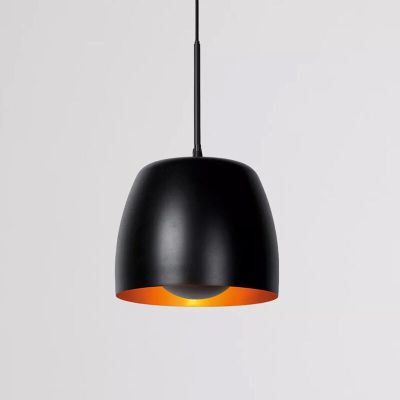 Fekete fém függőlámpa, Nolan