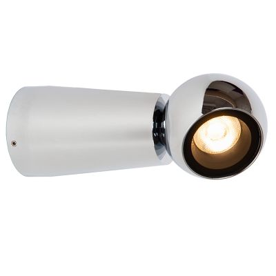 Króm alumínium kültéri lámpa, Ipsos, 5 W, 2700 K LED, IP54