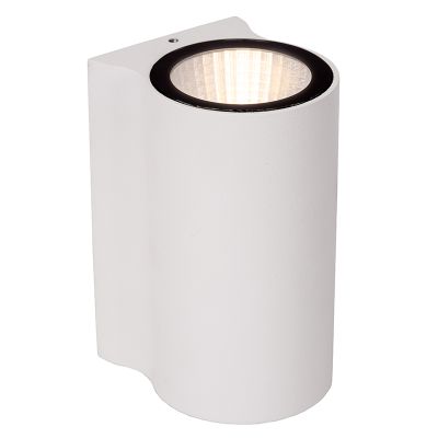 Fehér alumínium kültéri lámpa, Akra, 6 W, 3000 K LED, IP54