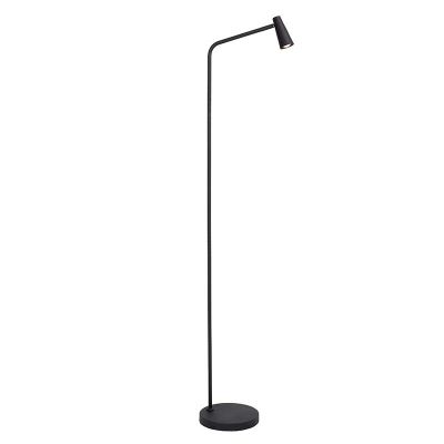 Fekete alumínium újratölthető állólámpa, Stirling, 3 W, 2700 K LED, kosketushimmentimellä