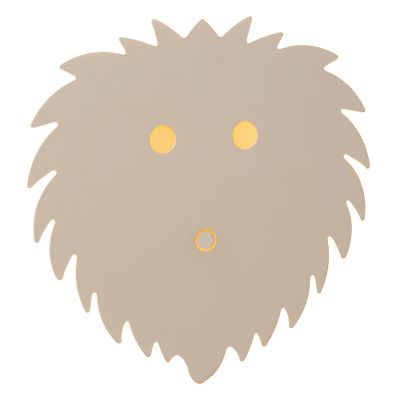Bézs fém gyerek fali lámpa, Charlie, 5 W, dim to warm LED, kosketushimmentimellä