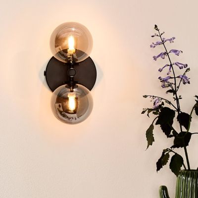 Fekete üveg fali lámpa, Tycho