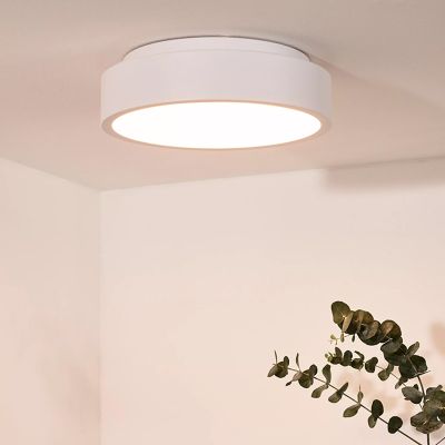Fehér alumínium plafon lámpa, Talowe, 20 W, 3000 K LED