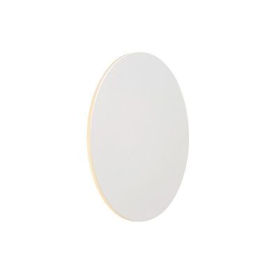Fehér fém fali lámpa, Eklyps, 8 W, 3000 K LED