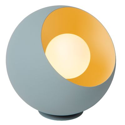 Kék fém asztali lámpa, Doredos, kapcsolóval