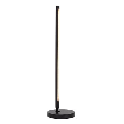 Fekete alumínium asztali lámpa, Finan, 9 W, 2700 K LED, kosketushimmentimellä